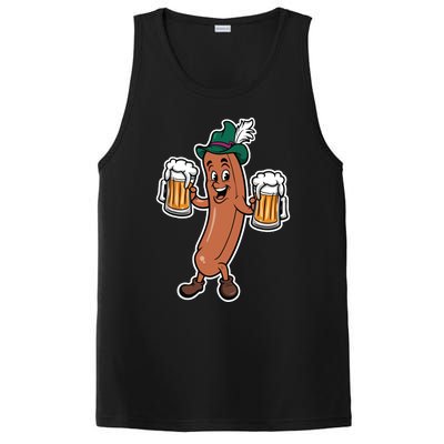 Oktoberfest Sausage Germany Lederhosen Bier Beer PosiCharge Competitor Tank