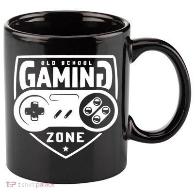 Old School Gaming Zone 11oz C Handle Ceramic Mug