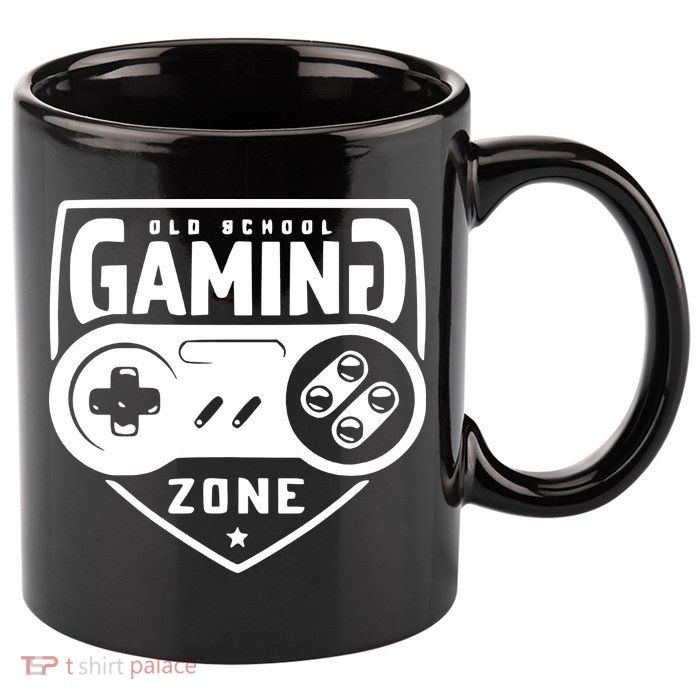 Old School Gaming Zone 11oz C Handle Ceramic Mug