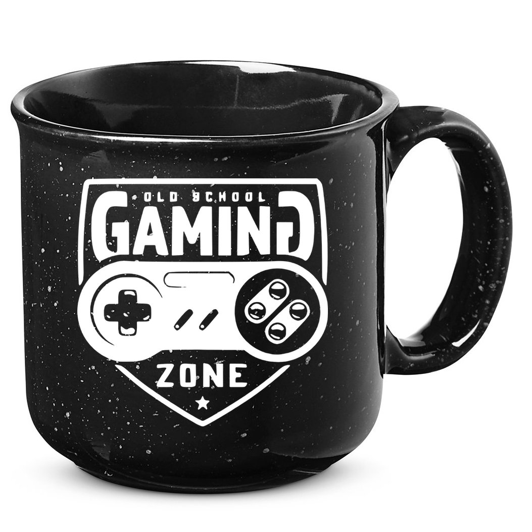 Old School Gaming Zone 15oz Campfire Ceramic Mug
