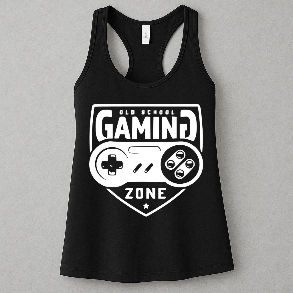 Old School Gaming Zone Womens Tank Top