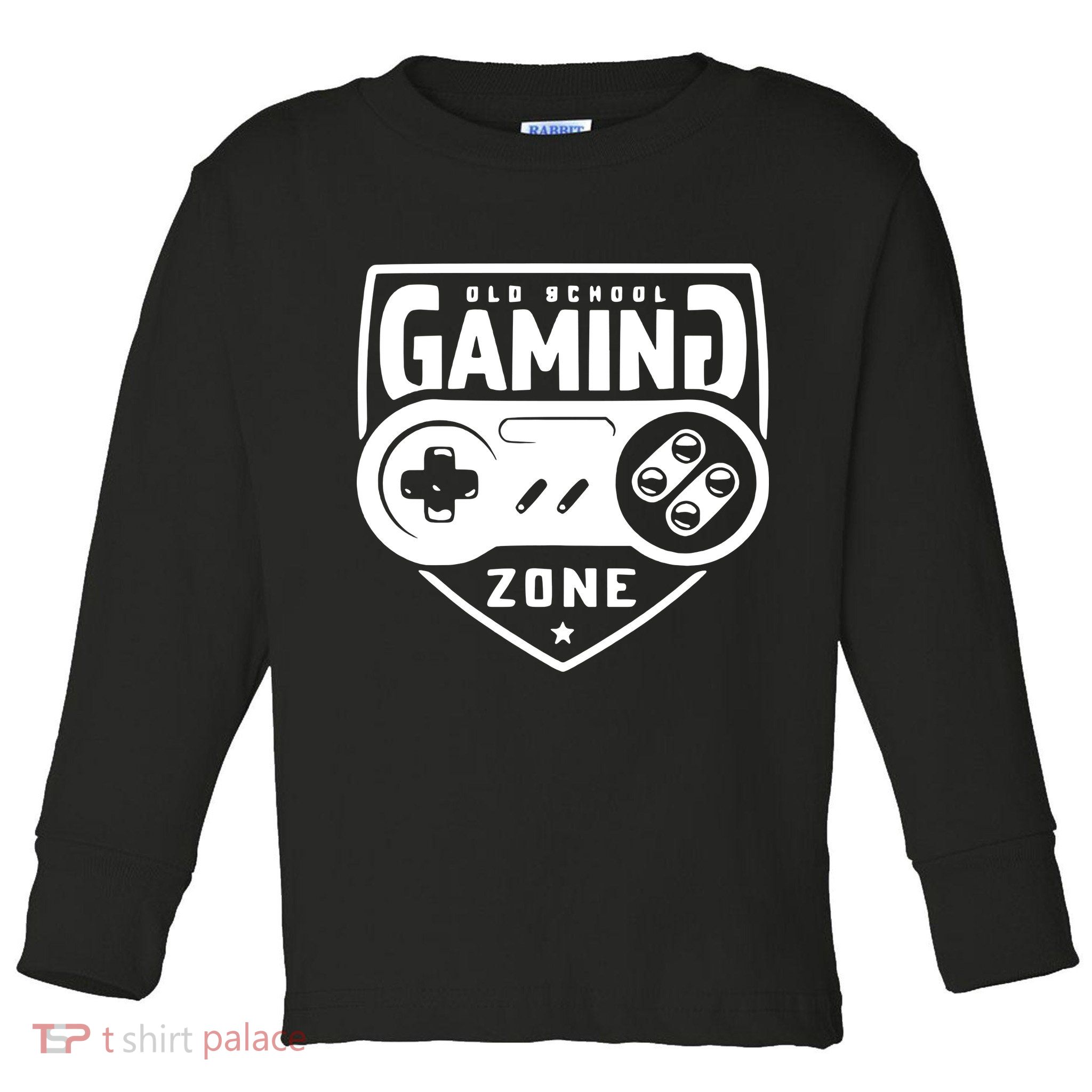 Old School Gaming Zone Toddler Long Sleeve Shirt
