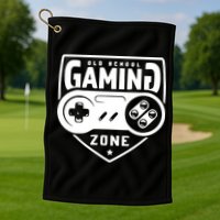 Old School Gaming Zone Golf Towel