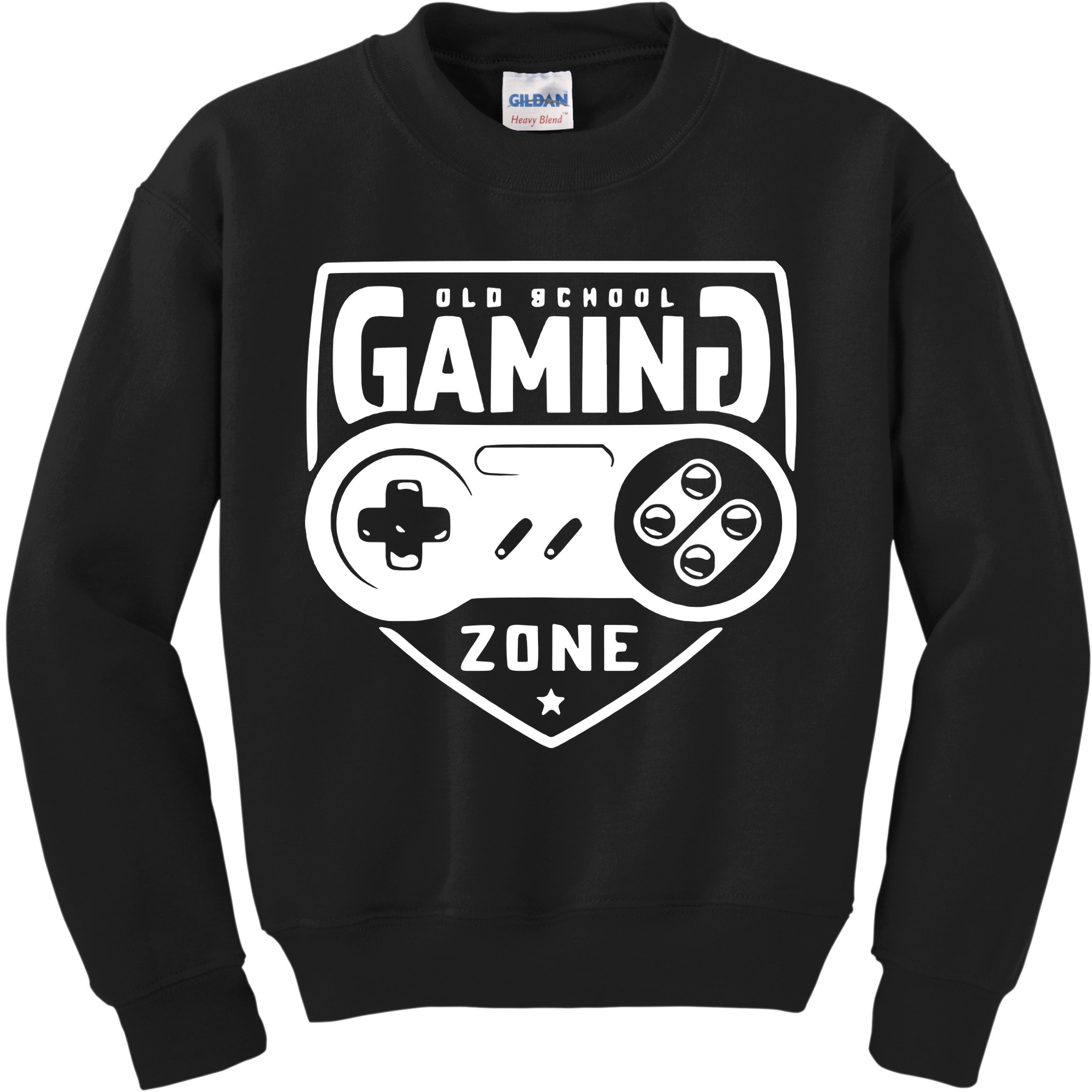 Old School Gaming Zone Kids Sweatshirt