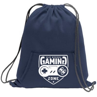 Old School Gaming Zone Sweatshirt Cinch Pack Bag