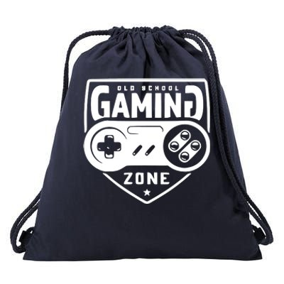 Old School Gaming Zone Drawstring Bag