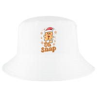 Oh Snap Gingerbread Man Cute Christmas Cookie Baking Team Cool Comfort Performance Bucket Hat