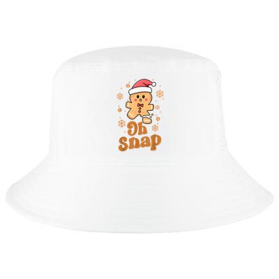 Oh Snap Gingerbread Man Cute Christmas Cookie Baking Team Cool Comfort Performance Bucket Hat