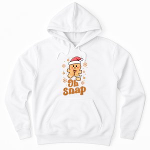 Oh Snap Gingerbread Man Cute Christmas Cookie Baking Team Hoodie