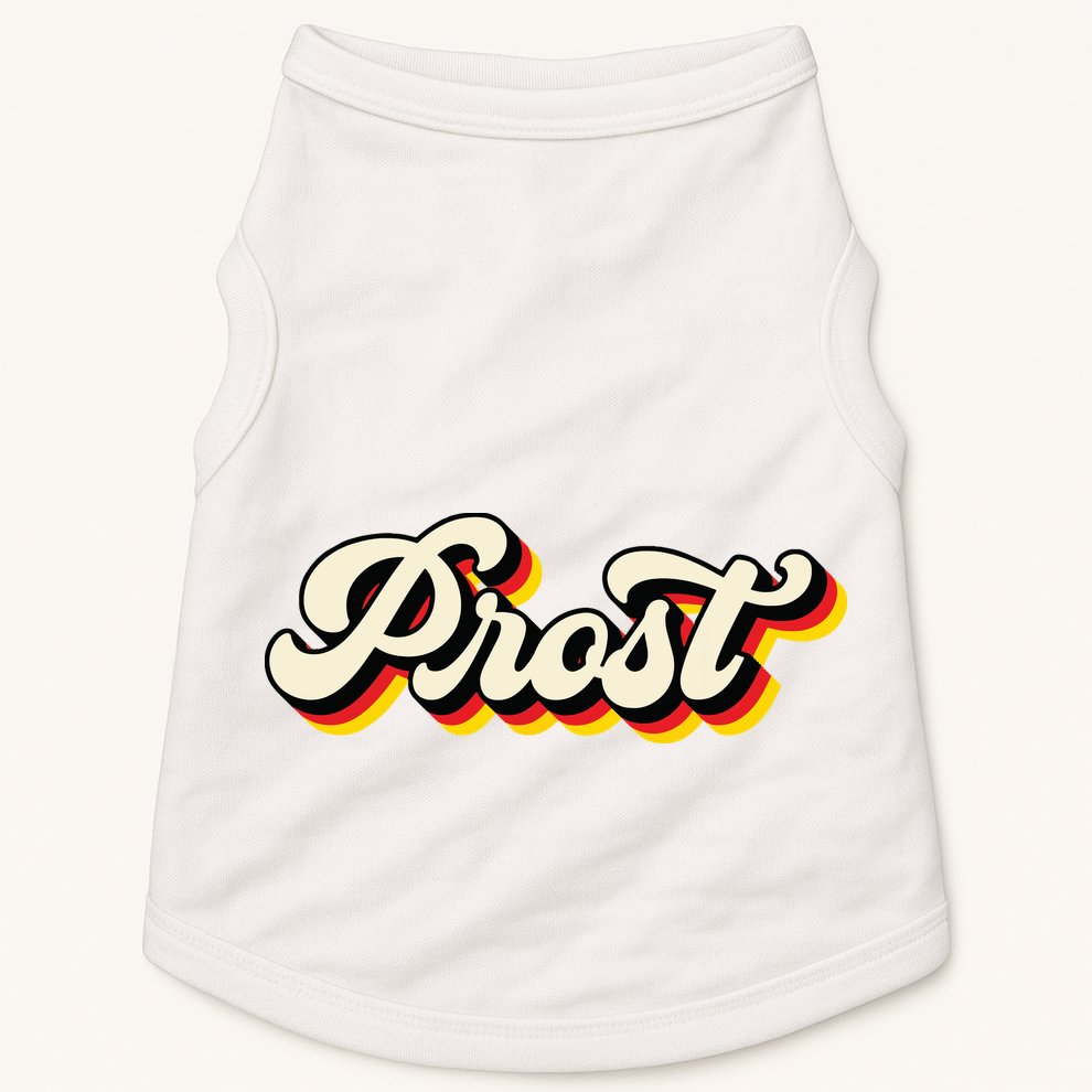 Oktoberfest Shirts German Vintage Octoberfest Prost Doggie Tank