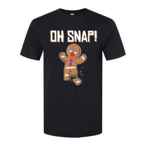 Oh Snap gingerbread man broken leg gingerbread man Oh Snap Softstyle CVC T-Shirt