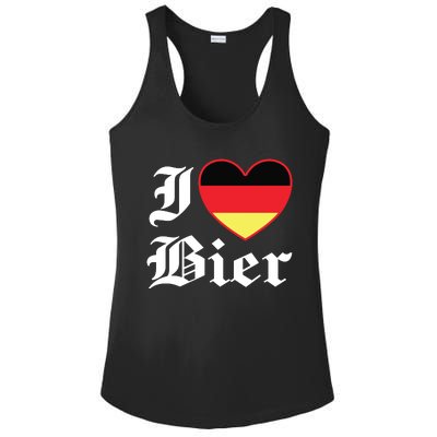 Oktoberfest Shirts German I Love Beer Octoberfest Ladies PosiCharge Competitor Racerback Tank