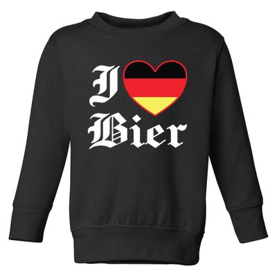 Oktoberfest Shirts German I Love Beer Octoberfest Toddler Sweatshirt