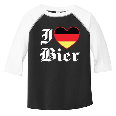 Oktoberfest Shirts German I Love Beer Octoberfest Toddler Fine Jersey T-Shirt