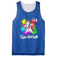 Out Second Grade Dabbing 2Nd Grade Graduation Unicorn Gift Mesh Reversible Basketball Jersey Tank