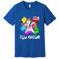 Out Second Grade Dabbing 2Nd Grade Graduation Unicorn Gift Premium T-Shirt