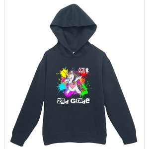 Out Second Grade Dabbing 2Nd Grade Graduation Unicorn Gift Urban Pullover Hoodie