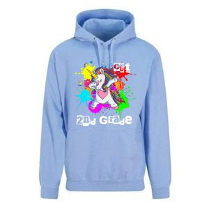 Out Second Grade Dabbing 2Nd Grade Graduation Unicorn Gift Unisex Surf Hoodie