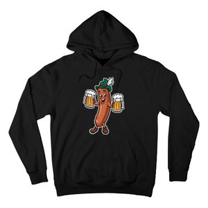 Oktoberfest Sausage Germany Lederhosen Bier Beer Hoodie