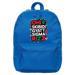 Ohio S.K.I.B.I.D.I Gyatt Sigma Rizz Gen Alpha Xmas Christmas Party 16 in Basic Backpack