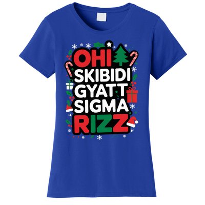 Ohio S.K.I.B.I.D.I Gyatt Sigma Rizz Gen Alpha Xmas Christmas Party Women's T-Shirt