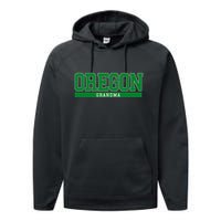 Oregon State Grandma Sports Performance Fleece Hoodie