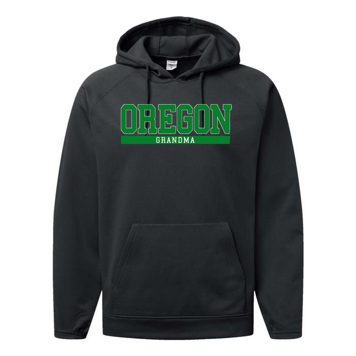 Oregon State Grandma Sports Performance Fleece Hoodie