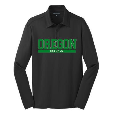 Oregon State Grandma Sports Silk Touch Performance Long Sleeve Polo