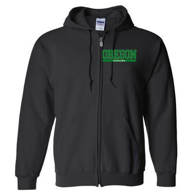 Oregon State Grandma Sports Full Zip Hoodie