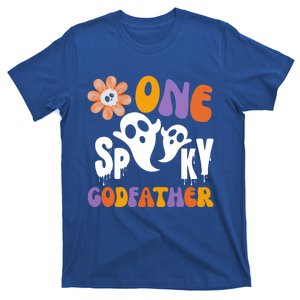 One Spooky Godfather Of The Birthday Halloween 1St Dad Gift T-Shirt