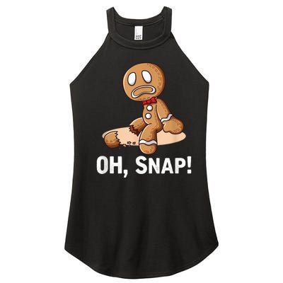 Oh Snap Gingerbread Cookie Man Broken Leg Women’s Perfect Tri Rocker Tank