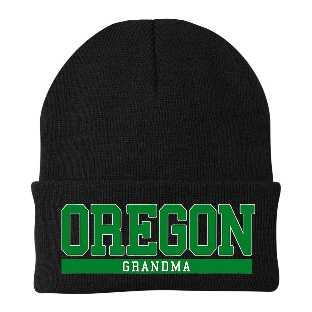 Oregon State Grandma Sports Beanie