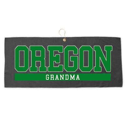 Oregon State Grandma Sports Large Microfiber Waffle Golf Towel