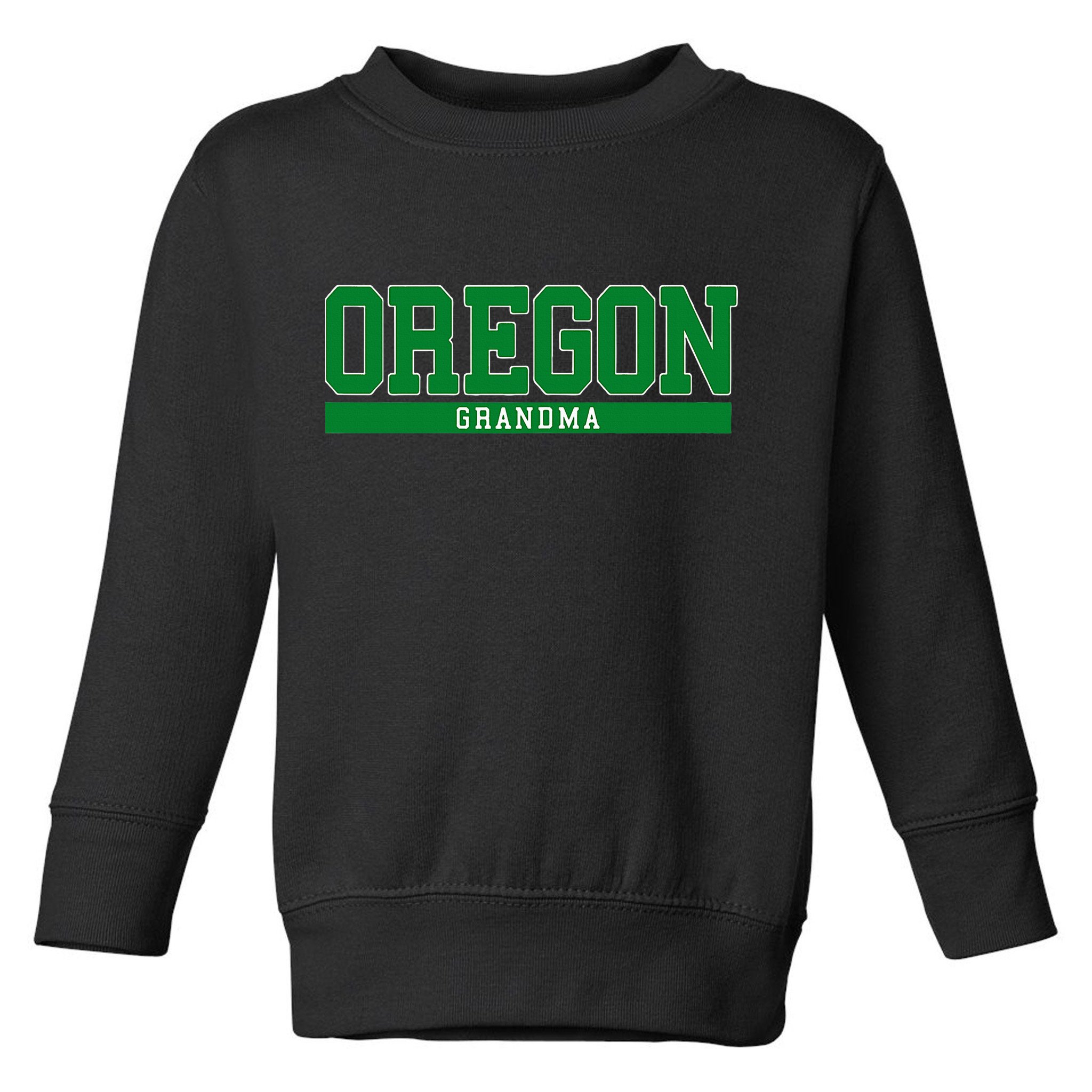 Oregon State Grandma Sports Toddler Sweatshirt