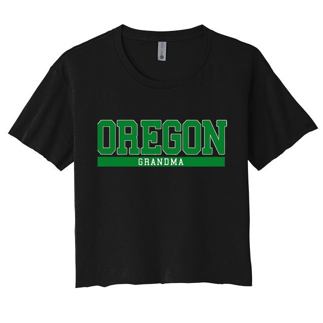 Oregon State Grandma Sports Women's Crop Top Tee