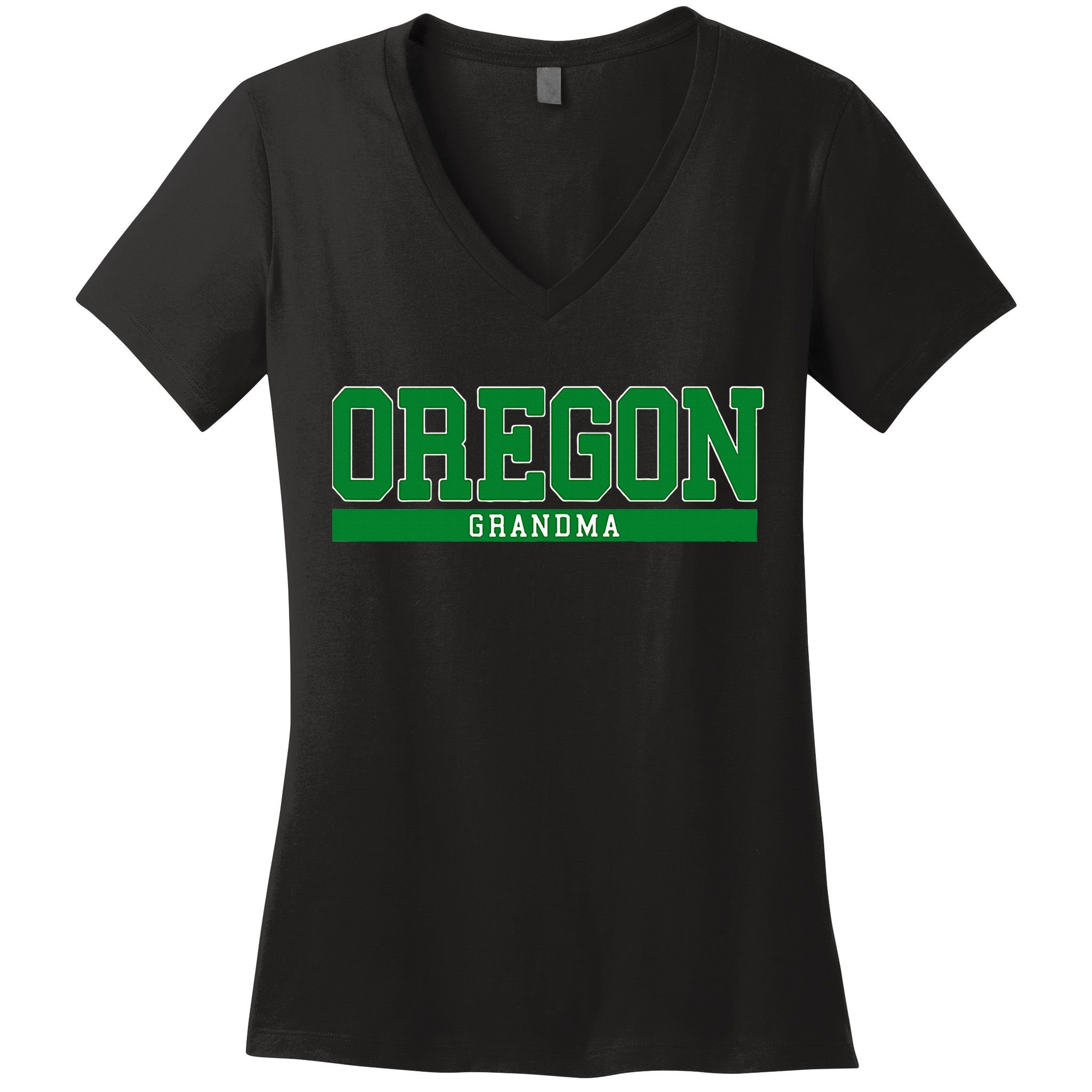 Oregon State Grandma Sports Women's V-Neck T-Shirt