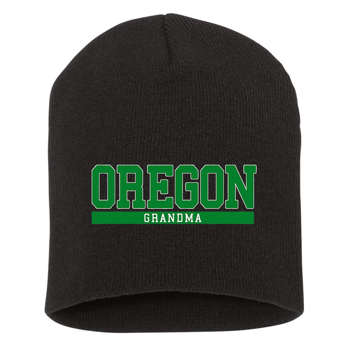 Oregon State Grandma Sports Short Acrylic Beanie