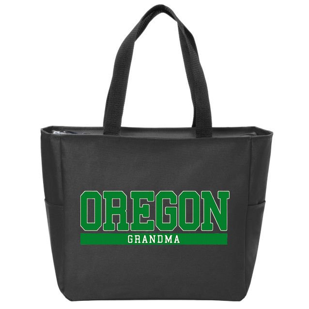 Oregon State Grandma Sports Zip Tote Bag