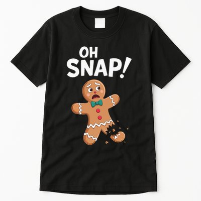 Oh Snap Gingerbread Man Adult Costume Tall T-Shirt