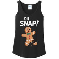 Oh Snap Gingerbread Man Adult Costume Ladies Essential Tank