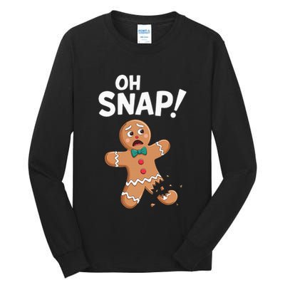 Oh Snap Gingerbread Man Adult Costume Tall Long Sleeve T-Shirt