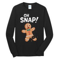 Oh Snap Gingerbread Man Adult Costume Tall Long Sleeve T-Shirt