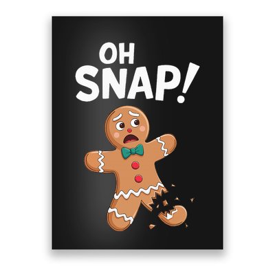 Oh Snap Gingerbread Man Adult Costume Poster
