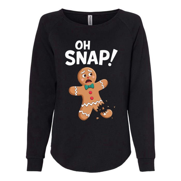 Oh Snap Gingerbread Man Adult Costume Womens California Wash Sweatshirt