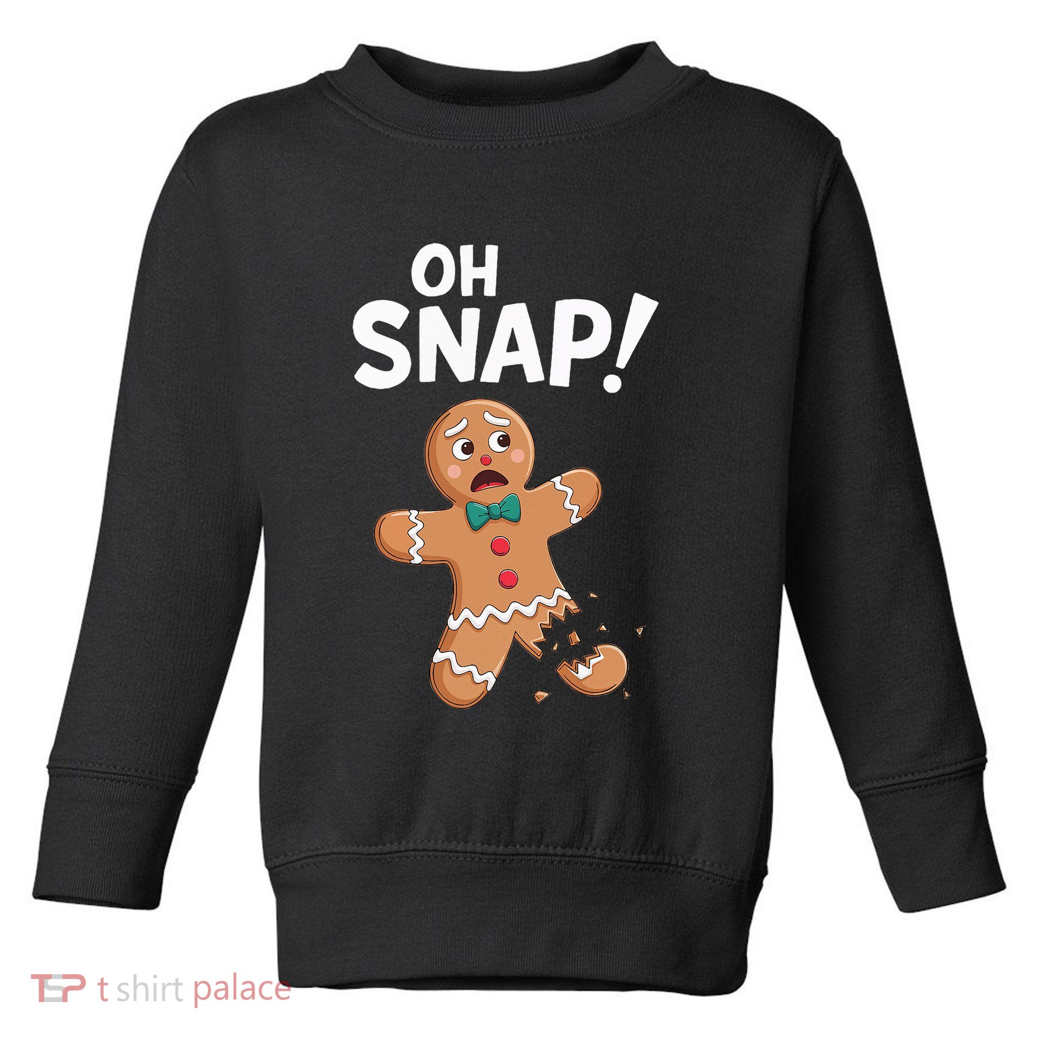 Oh Snap Gingerbread Man Adult Costume Toddler Sweatshirt