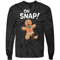 Oh Snap Gingerbread Man Adult Costume Tie-Dye Long Sleeve Shirt