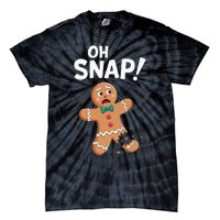 Oh Snap Gingerbread Man Adult Costume Tie-Dye T-Shirt