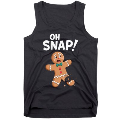 Oh Snap Gingerbread Man Adult Costume Tank Top