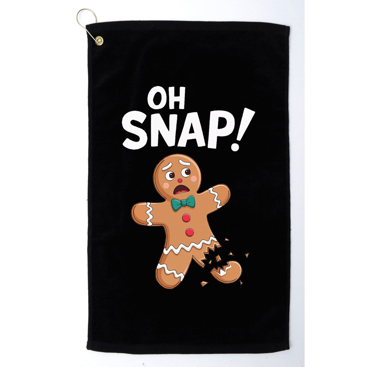 Oh Snap Gingerbread Man Adult Costume Golf Towel