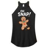 Oh Snap Gingerbread Man Adult Costume Women's Perfect Tri Rocker Tank